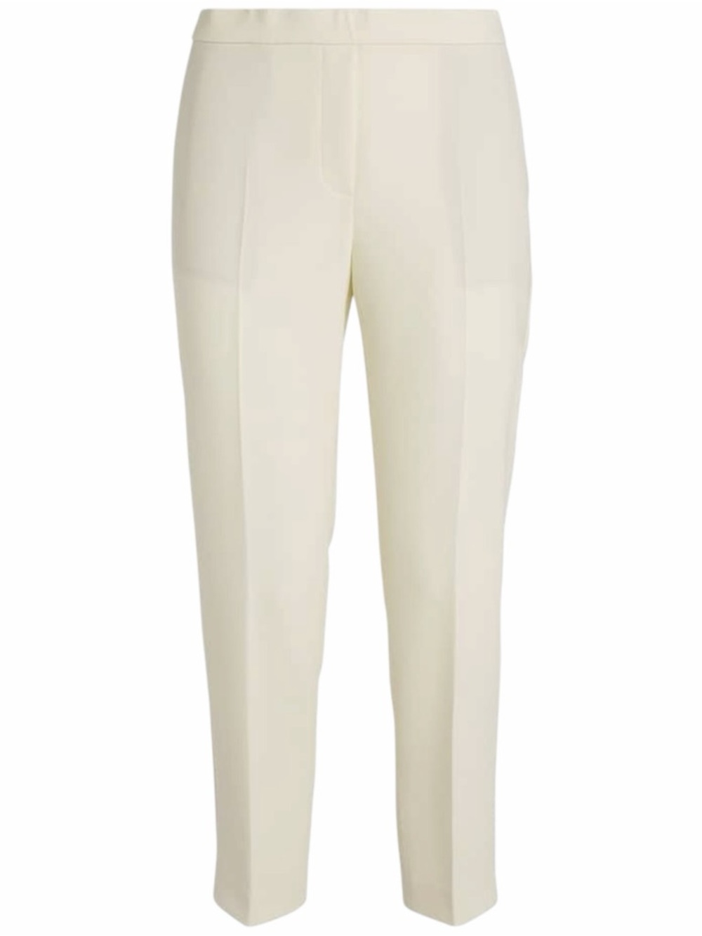 Theory “Treeca” White Ankle Crop Trousers